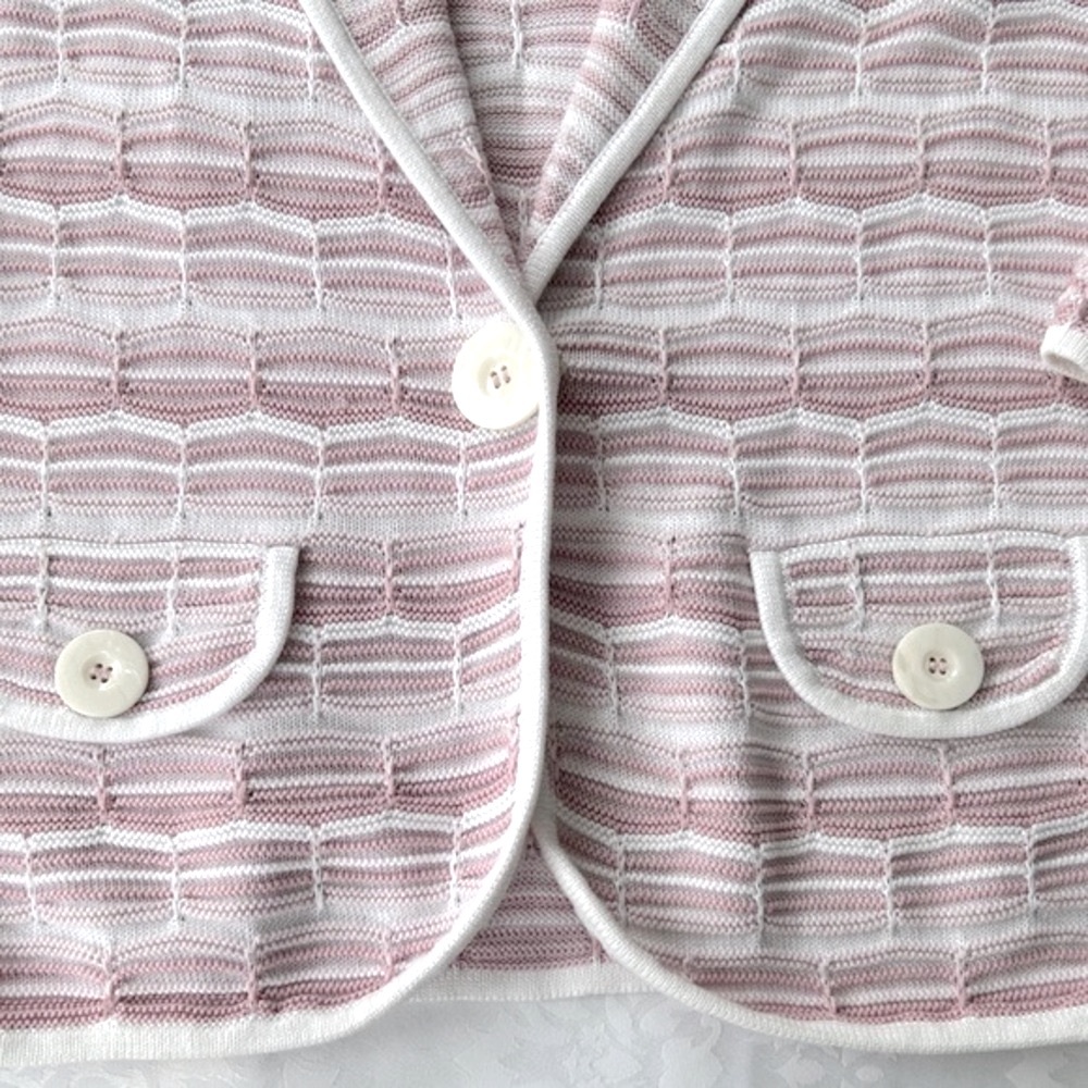 Luisa Spagnoli size M Cotton Sweater Blazer - Picture 7 of 16